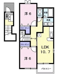 ラメゾンシュラコリーヌドゥの物件間取画像